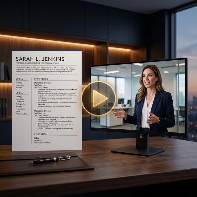 AI Video Resume Example